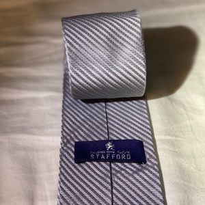 Stafford tie silver
